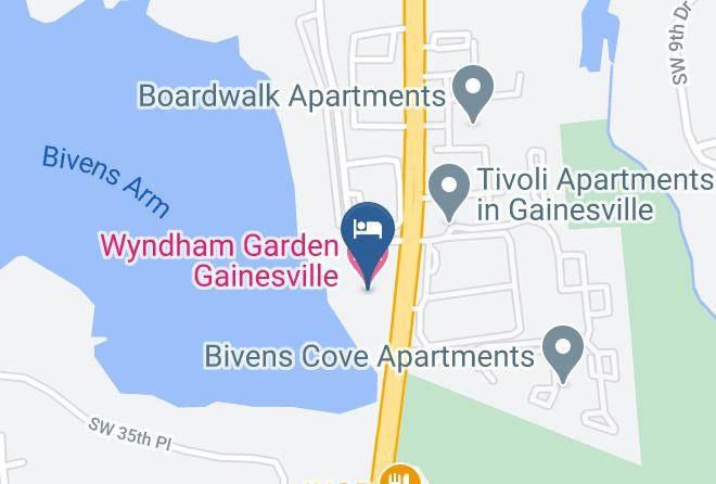 Alachua - Wyndham Garden Gainesville Maps