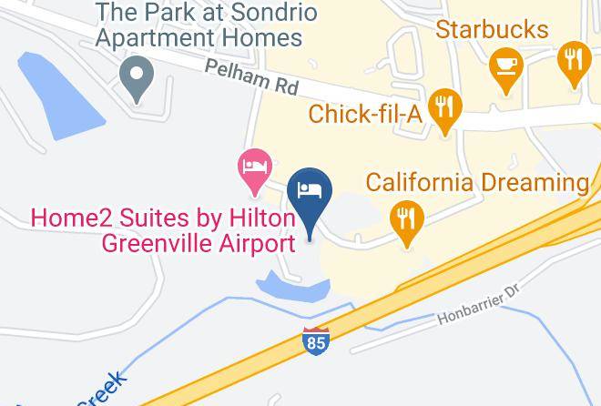 Greenville - Wyndham Garden Greenville Airport Maps