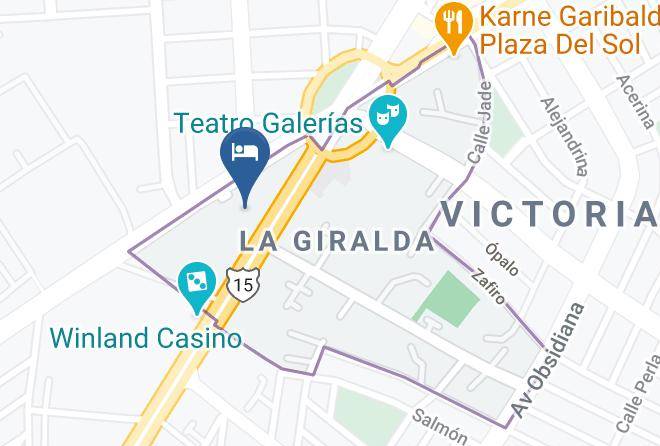 Zapopan - Wyndham Garden Guadalajara Expo Maps
