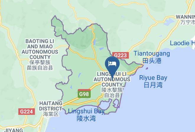 Lingshui Lizu Aut County - Wyndham Garden Hotel Maps
