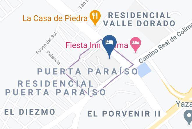 Colima Puerta Paraiso - Gamma Colima Garden Maps