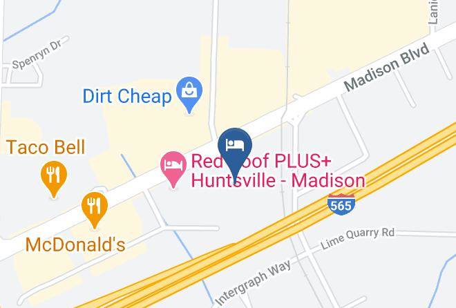 Madison - Wyndham Garden Huntsville Airport Maps