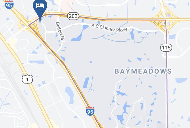 Duval - Wyndham Garden Jacksonville Maps