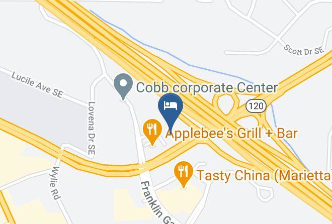 Wyndham Garden Marietta Atlanta North Map