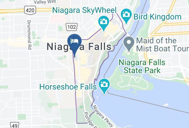 Niagara - Wyndham Garden Niagara Falls Fallsview Maps