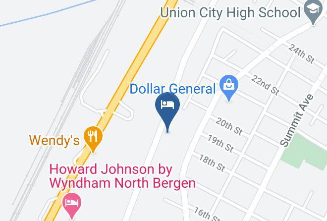 Hudson - Wyndham Garden North Bergen Near Secaucus Maps
