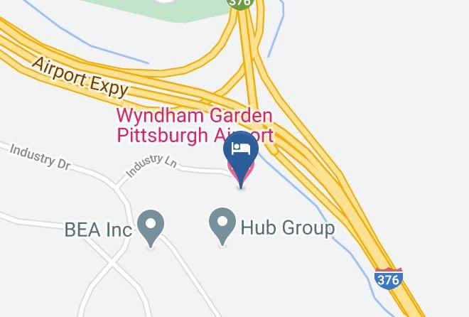 Allegheny - Wyndham Garden Pittsburgh Airport Maps