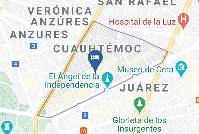 Cuauhtemoc - Wyndham Garden Mexico City Reforma Maps
