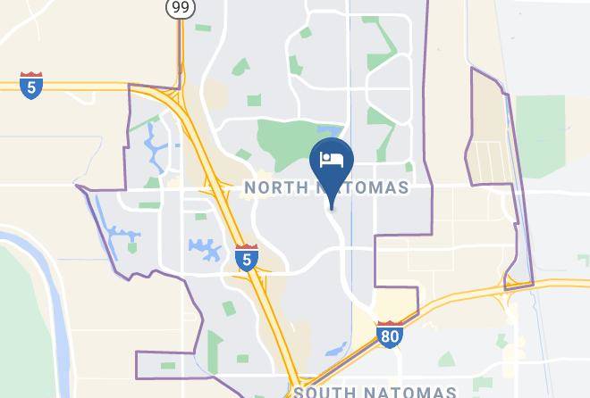 Sacramento - Wyndham Garden Sacramento Airport Natomas Maps