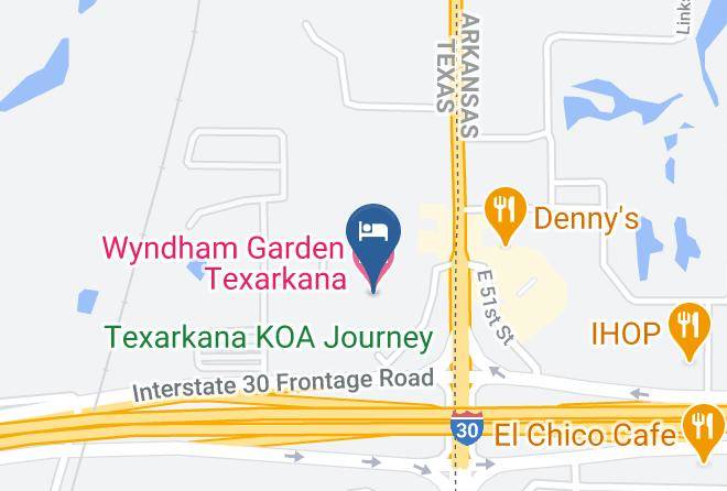 Bowie - Wyndham Garden Texarkana Maps