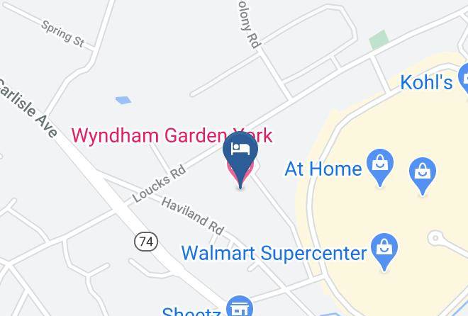 York - Wyndham Garden York Maps
