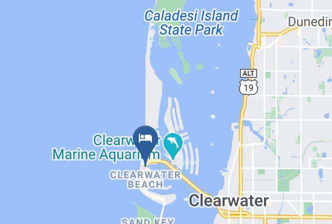 Wyndham Grand Clearwater Beach Map