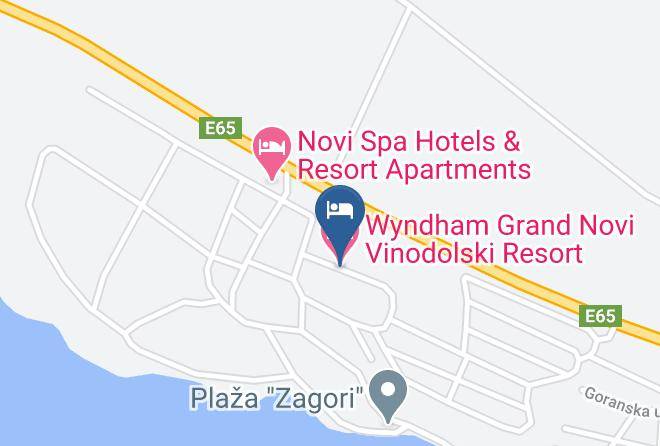 Novi Vinodolski - Wyndham Grand Novi Vinodolski Resort Maps