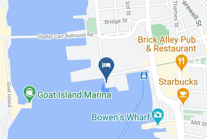Newport - Club Wyndham Inn On Long Wharf Maps