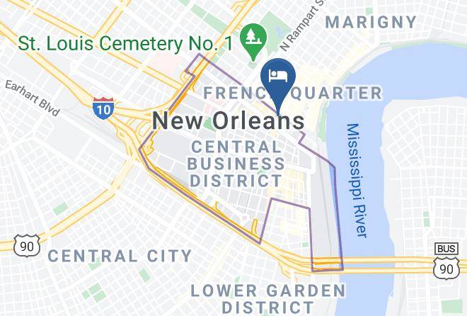 Orleans Par - Wyndham New Orleans French Quarter Maps