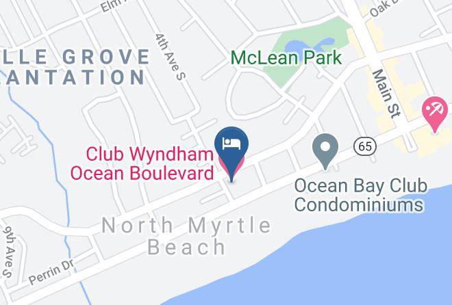 Horry - Club Wyndham Ocean Boulevard Maps