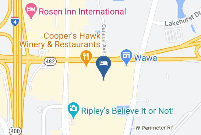 Wyndham Orlando Resort International Drive Map