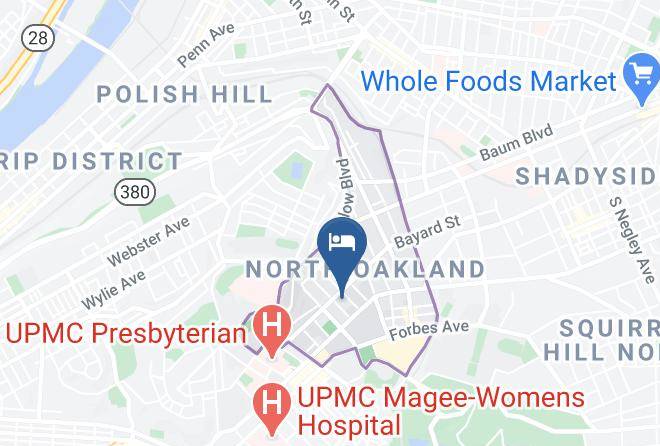 Allegheny - Wyndham Pittsburgh University Center Maps