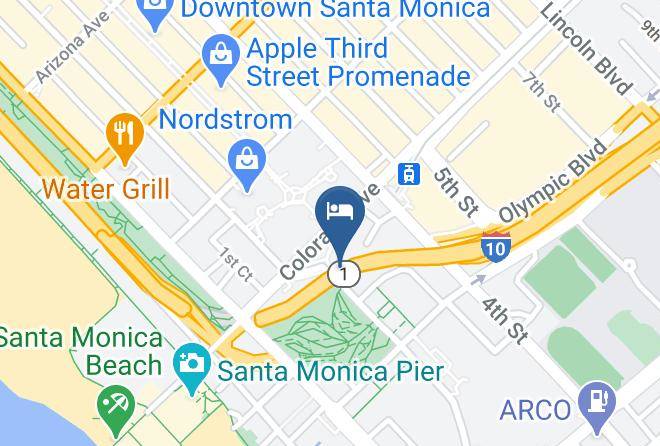 Los Angeles - Wyndham Santa Monica At The Pier Maps