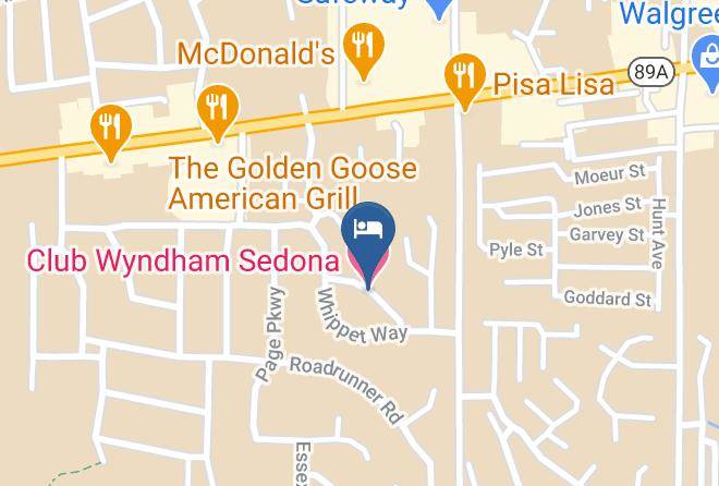 Yavapai - Club Wyndham Sedona Maps