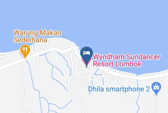 West Lombok Regency - Wyndham Sundancer Resort Lombok Maps