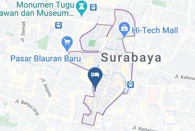 Kota Surabaya - Wyndham Surabaya Maps