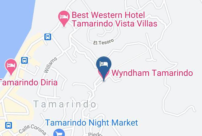 Santa Cruz - Wyndham Tamarindo Maps