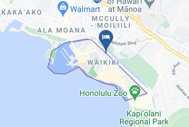 Honolulu - Club Wyndham Royal Garden At Waikiki Maps