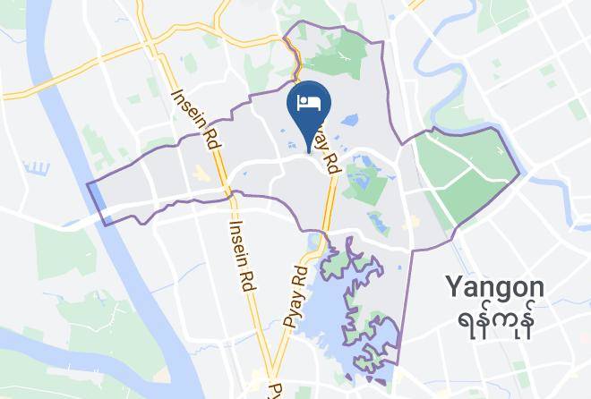 Yangon West - Wyne Hotel Maps