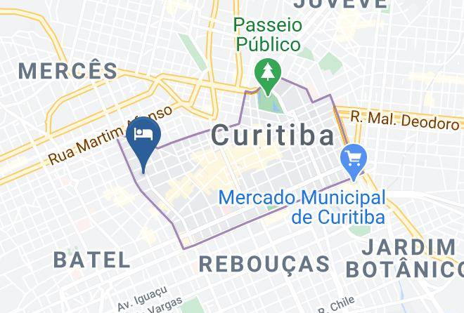 Curitiba - Hotel Confiance Soho Batel Maps