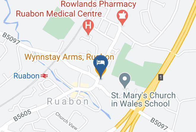 Wrexham - Wynnstay Arms Ruabon Maps