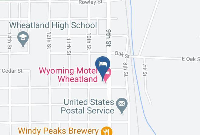 Platte - Wyoming Motel Wheatland Maps
