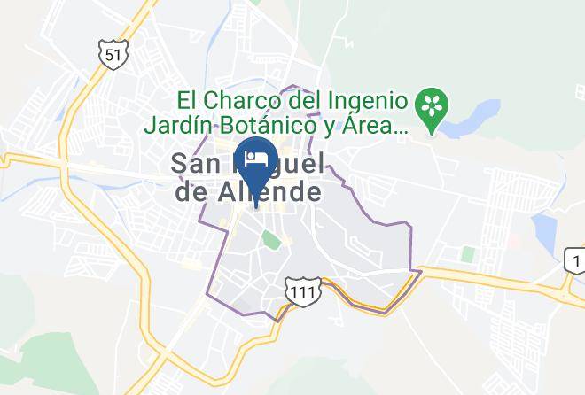 San Miguel De Allende - Xacalli Boutique Hotel Maps
