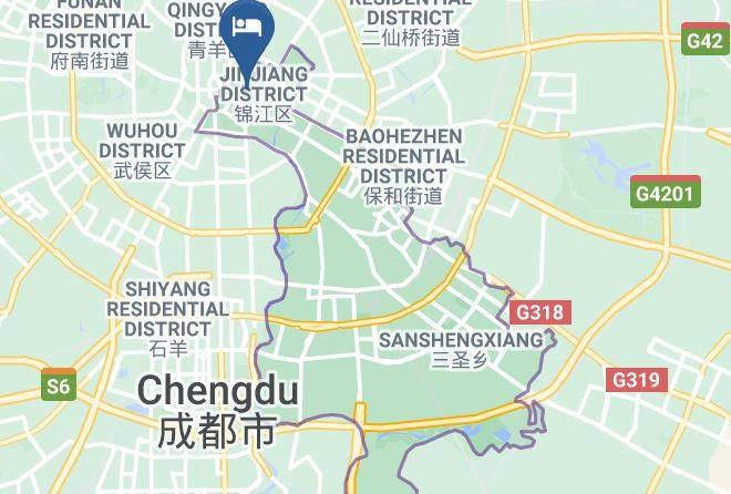 Chengdu - Xana Deluxe Hotel Maps