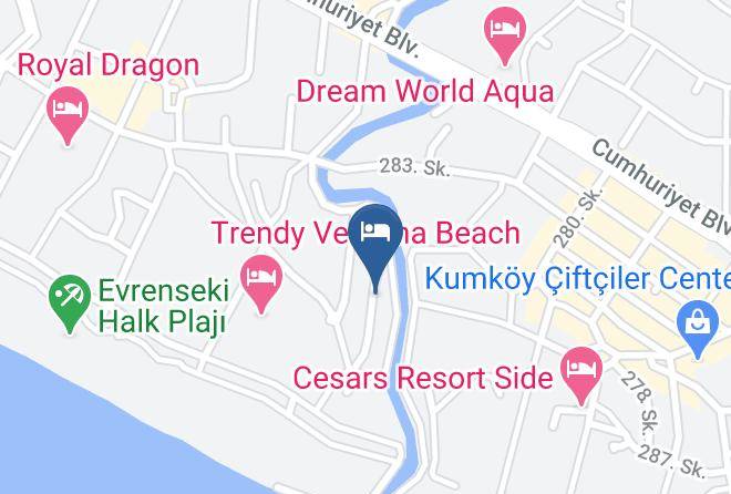 Antalya - Xanthe Resort & Spa Maps