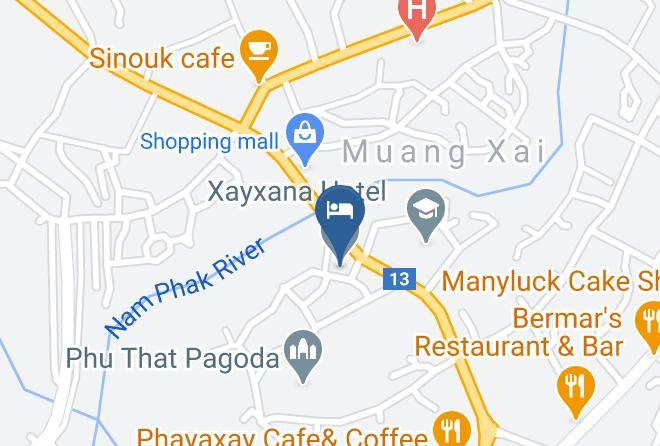 Xay - Xayxana Hotel Maps