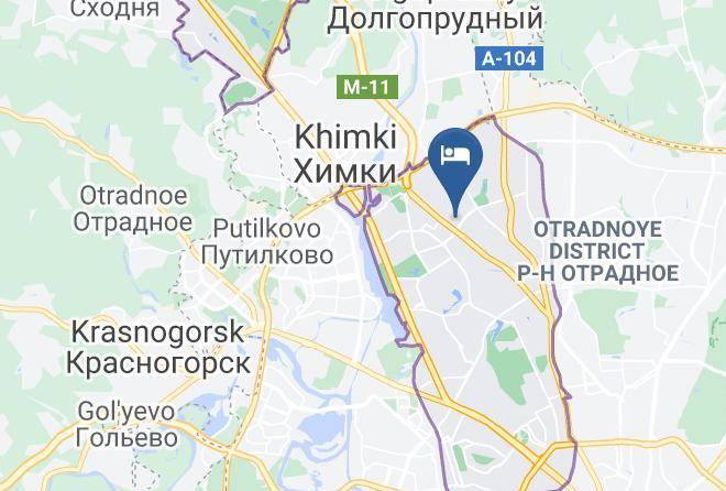 Moscow - Xenia City Hotel Seligerskaya Maps