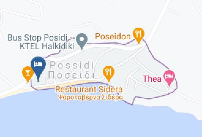 Khalkidhiki - Xenios Dolphin Beach Hotel Maps