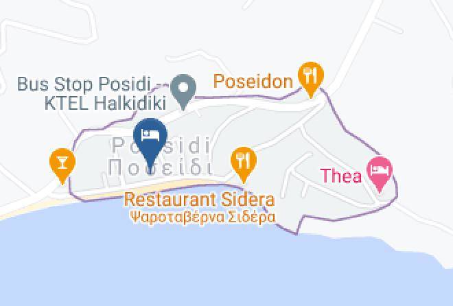 Khalkidhiki - Xenios Possidi Paradise Hotel Maps