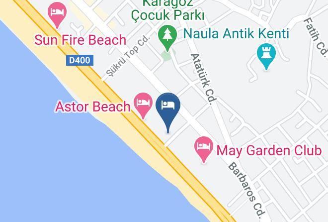 Alanya - Xeno Hotels Sonas Alpina Maps