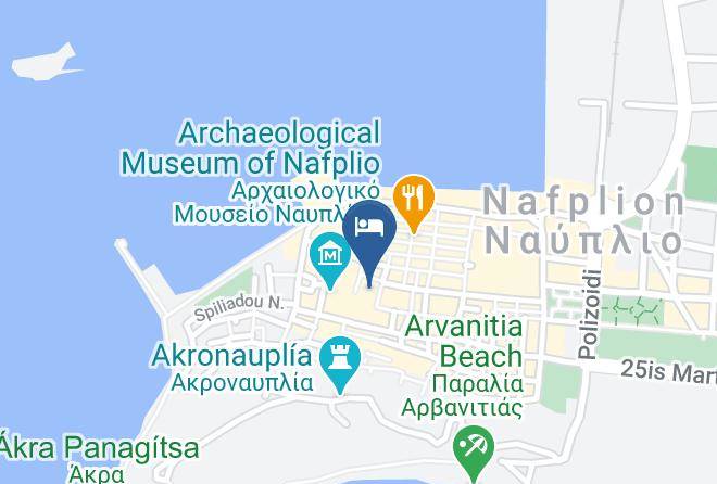 Argolis - Xenon Inn Maps