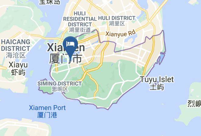 Xiamen - Xiamen Airlines Lakeside Hotel Maps