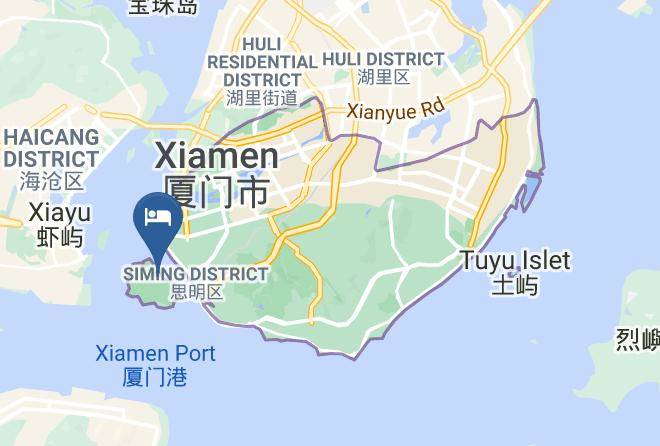 Xiamen - Xiamen Gulangyu Banshanhai Family Hotel Maps