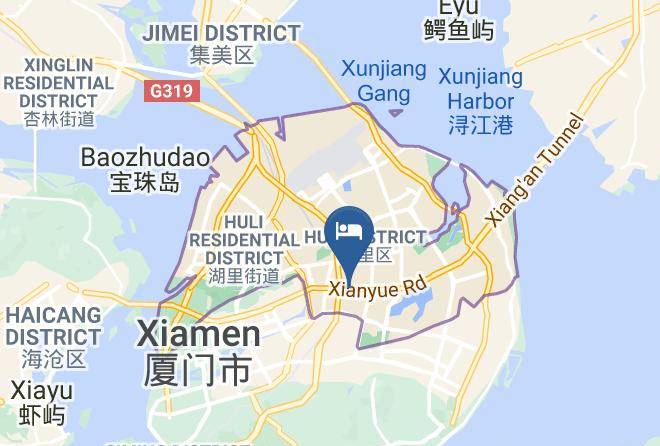 Xiamen - Xiamen Jurong Hotel Maps