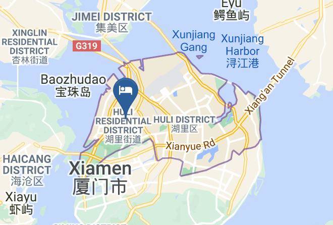 Xiamen Xiangan Cnd Hotel Map