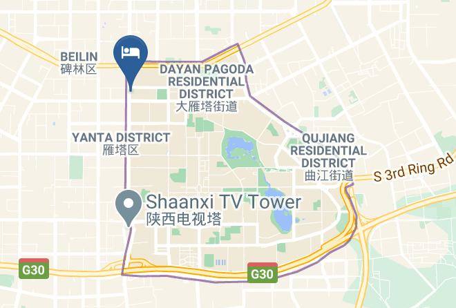 Xi An - Xian E Ju Hotel Maps