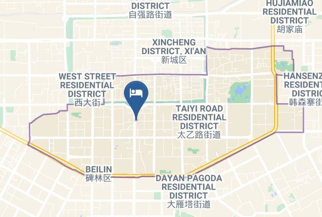 Xi An - Xian Lemon Hotel South Gate Maps
