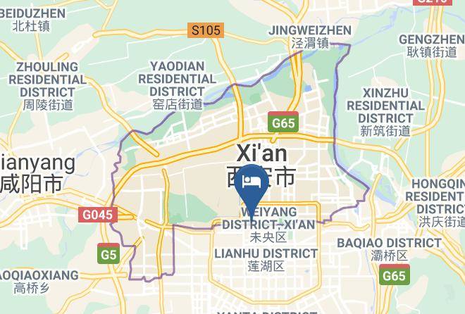 Xi An - Xiandai Kuaijie Hotel Maps