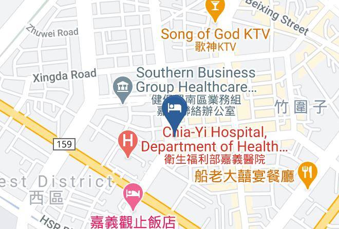 Chiayi City - Xiang Ti Shishang Motel Maps