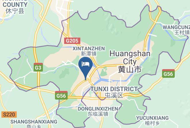 Huangshan - Huangshan Xiang Ming Hotel Maps